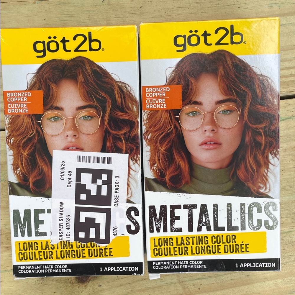 Got2b Metallics Permanent Hair Color, Bronzed Copper